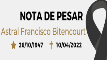 Nota de Falecimento - Astral Francisco Bitencourt | Not&iacute;cias